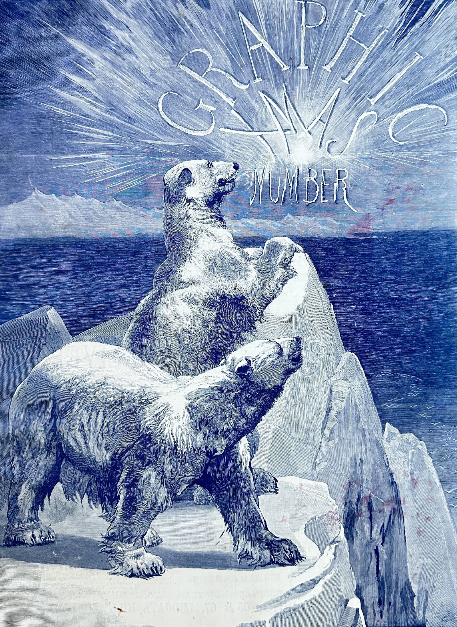 The Graphic – Polar Bears on an Iceberg (Cover of The Graphic Christmas Number) (1 of 2)