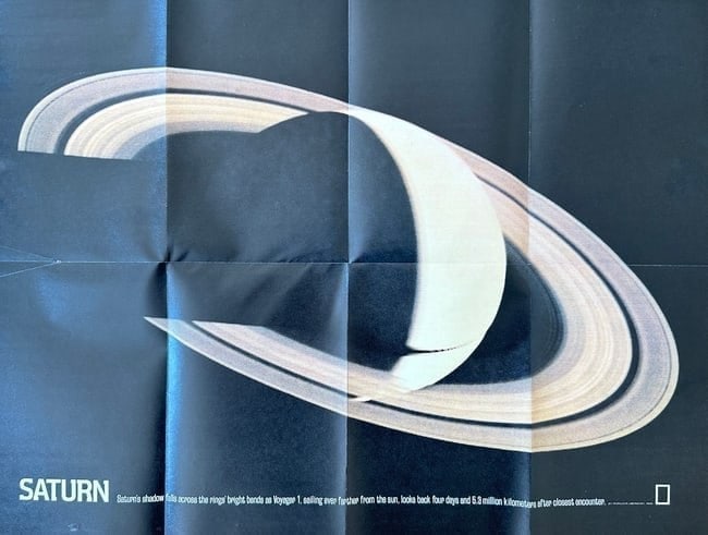 National Geographic Society – The Solar System – Folding Map (1981) (1 of 3)