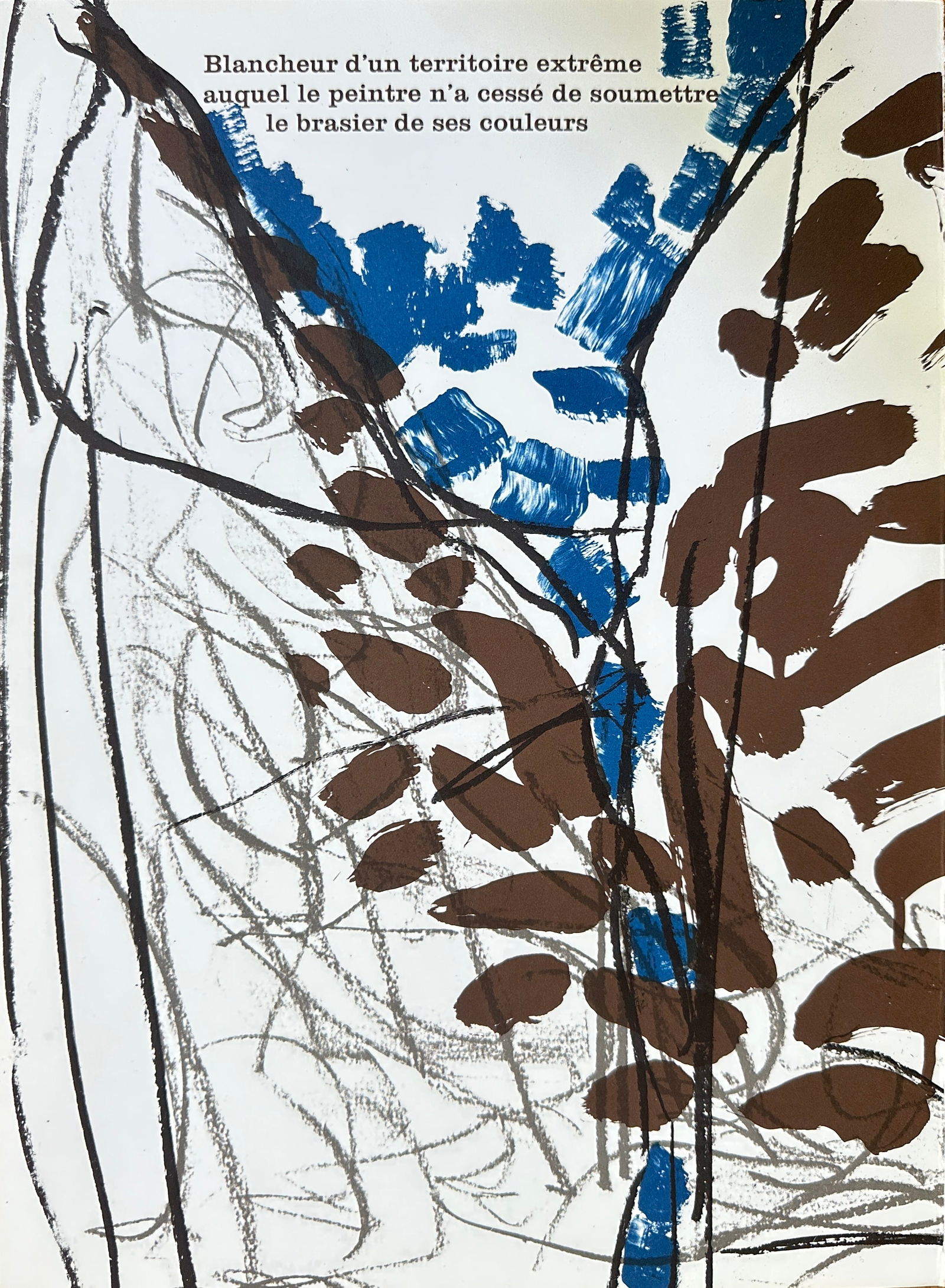 Jean-Paul Riopelle (1923–2002), after – Whiteness of an Extreme Territory – Offset print (1 of 3)