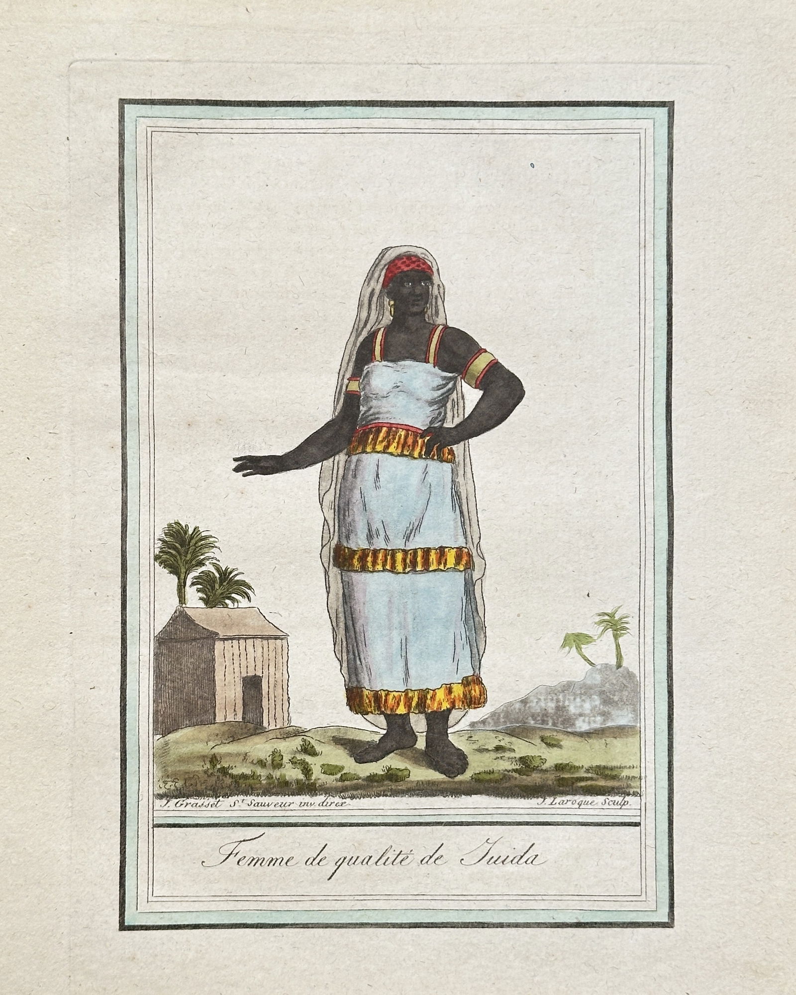 Jacques Grasset de Saint-Sauveur (1757–1810) – Woman of Quality from Juida (1 of 2)