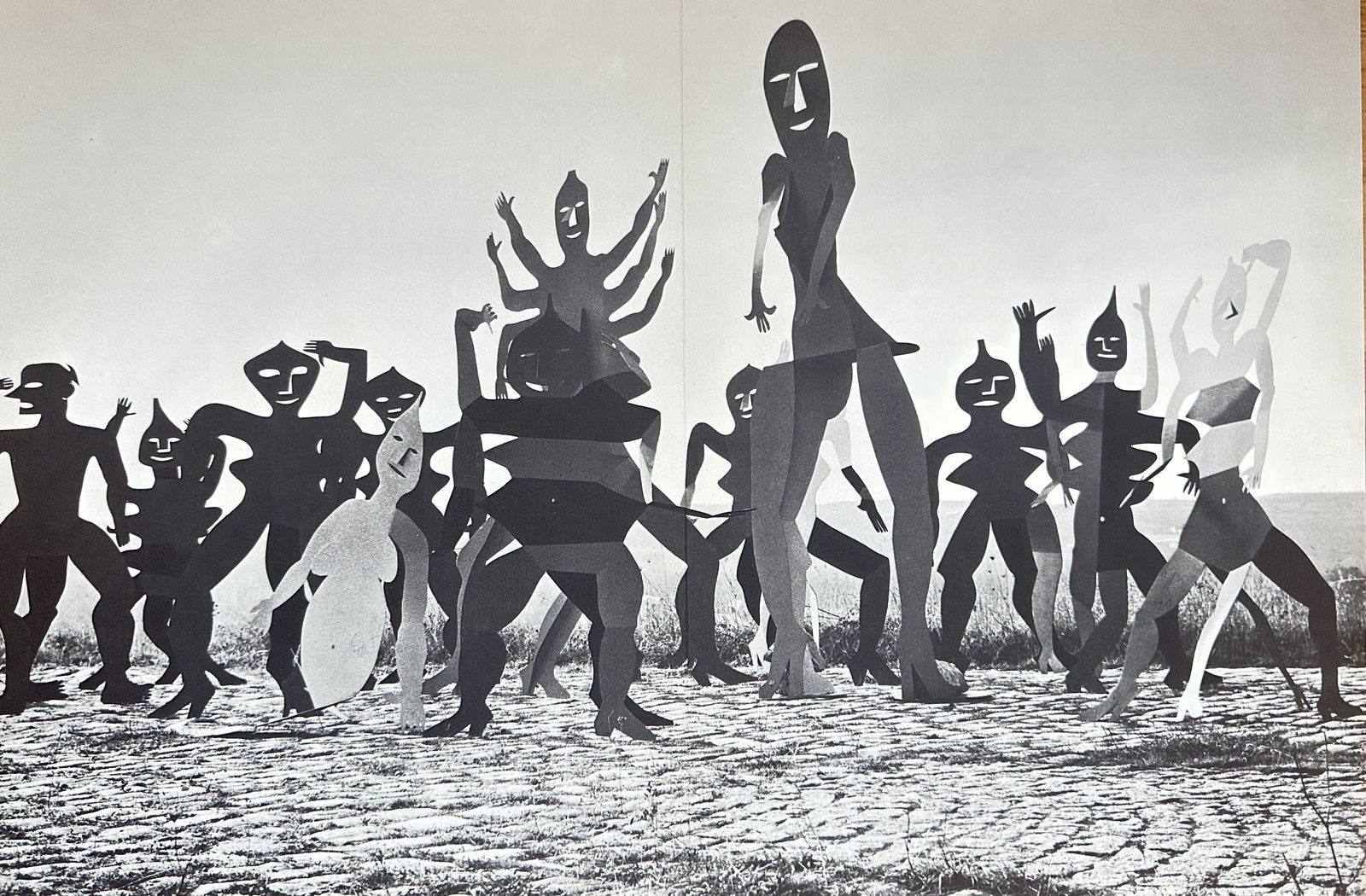 Alexander Calder (1898–1976),after – Figures from Crags and Critters (Double Page) – Offset (1 of 2)