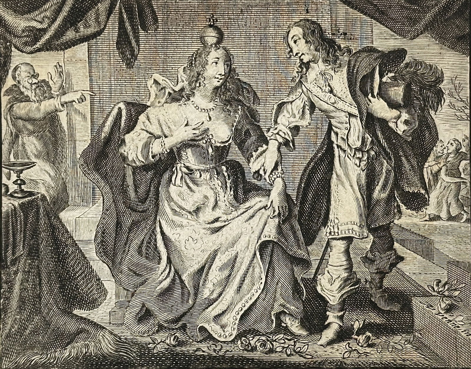 Nicolaes Visscher I – Biblical Scene – Engraving (Circa 1652) (1 of 2)