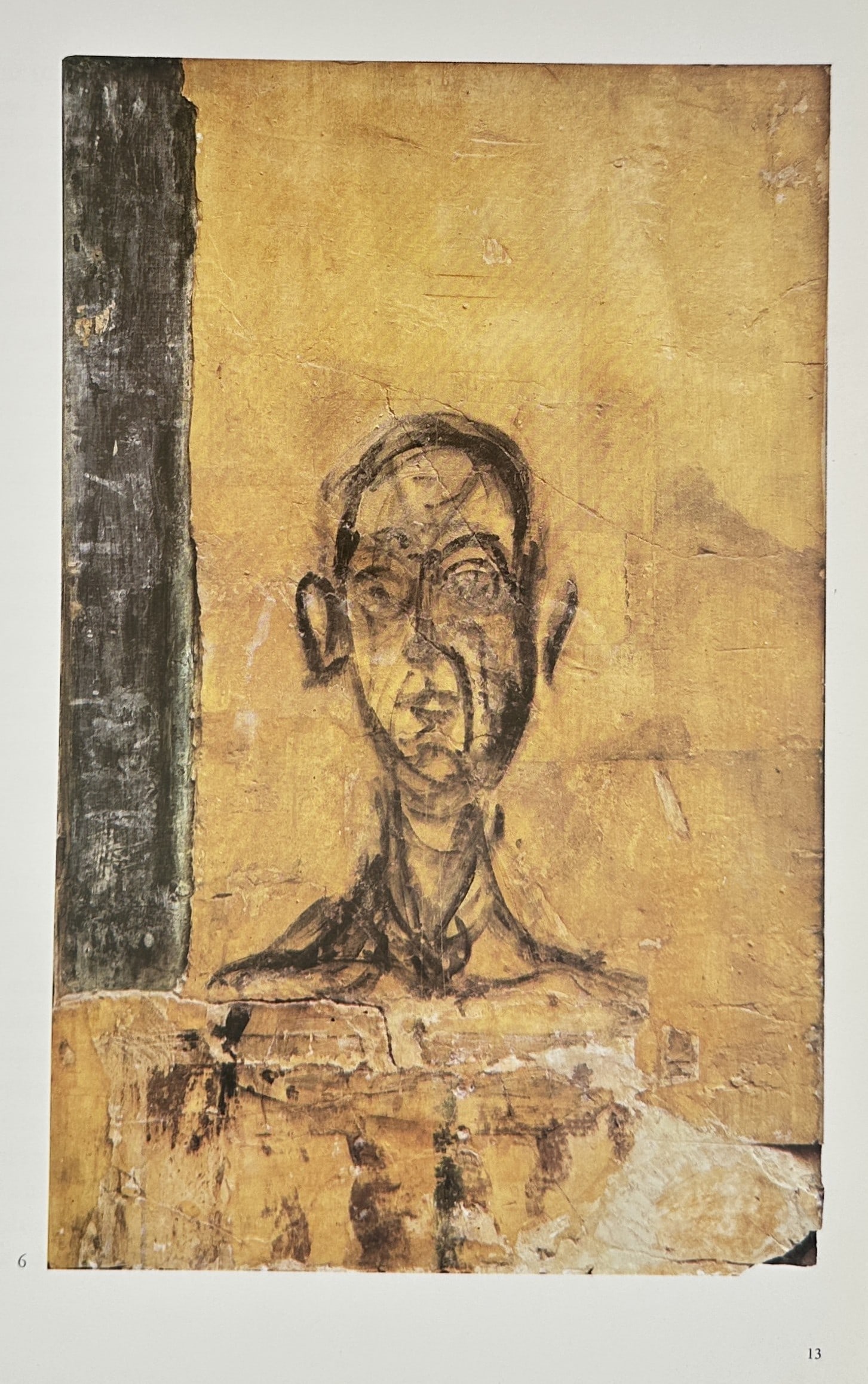 Alberto Giacometti (1901–1966) – Portrait of a Man – Offset print (20th Century) (1 of 2)