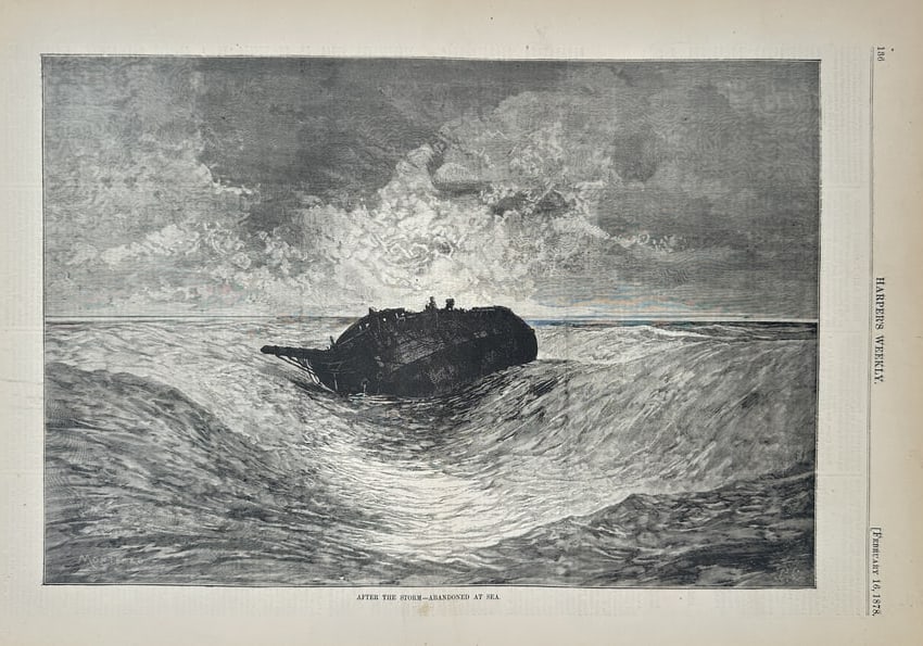 Thomas Nast – The Financial Question (The Silver Donkey and the Falls of Inflation) – Wood: This wood engraving, featured on the cover of Harper's Weekly, is a sharply critical political cartoon satirizing the inflationary Free Silver movement during the currency debates of 1878. The central