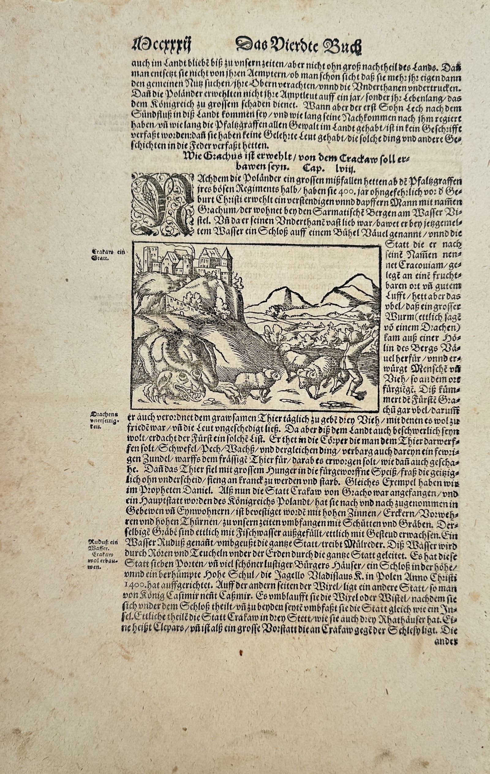 Sebastian Münster – Customs and Figures of Poland – Woodcut and Letterpress (1 of 2)