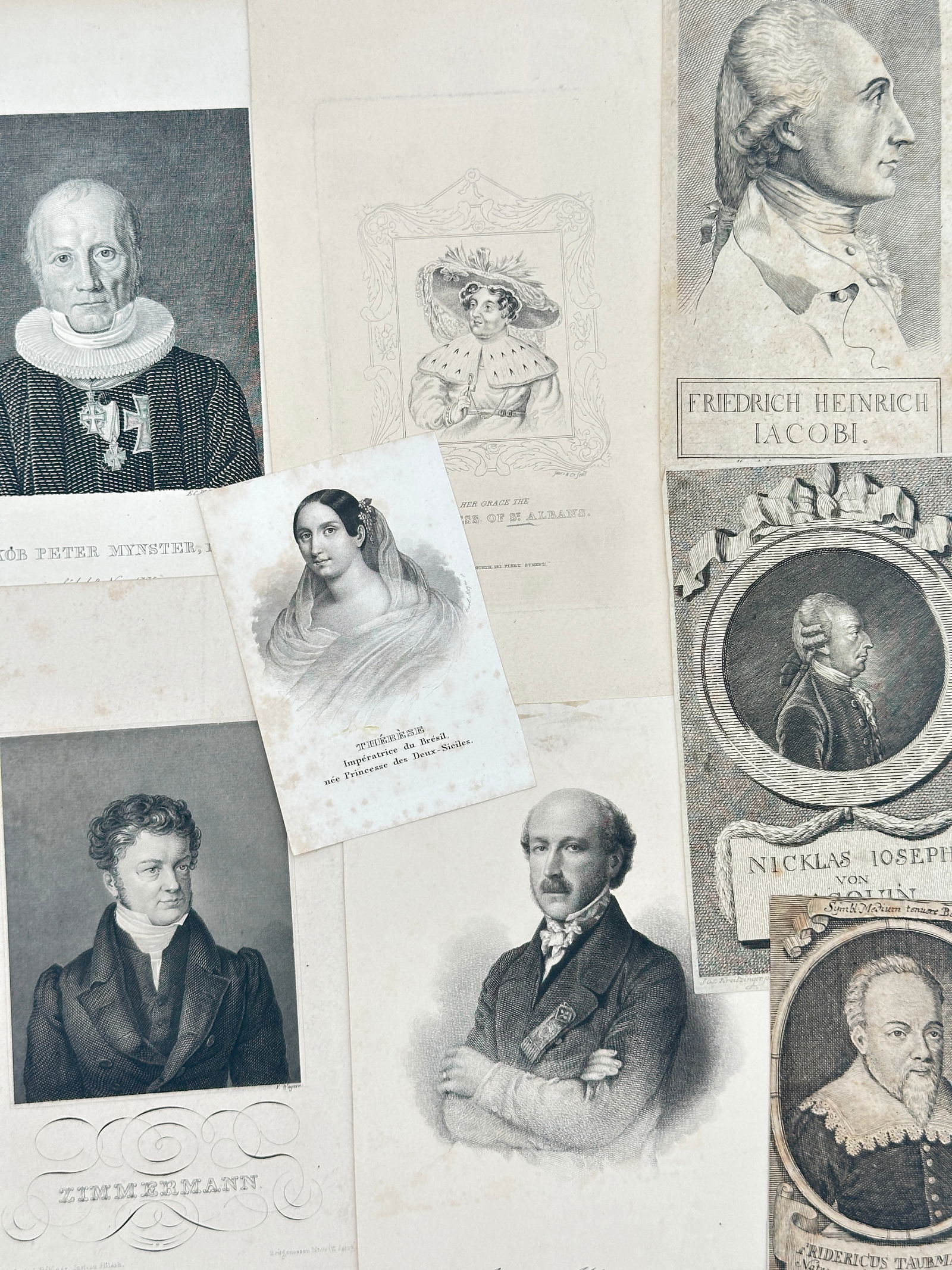 Various Artists – Approx.Set of 8: Portraits of European Historical and Clerical Figures (1 of 2)