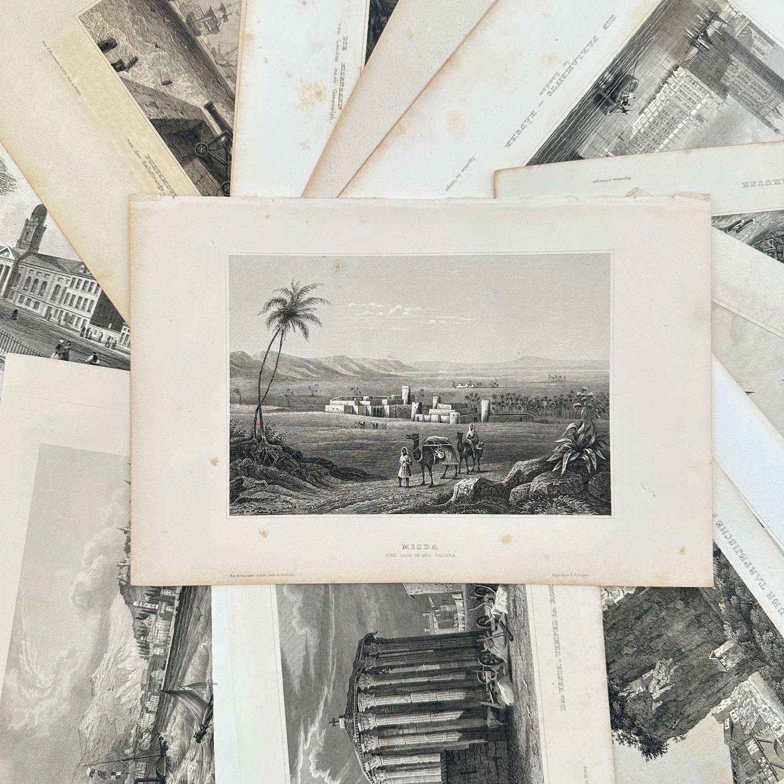 Various Artists – Approx. Set of 25: Topographical and Documentary Scenes including the Old (1 of 1)