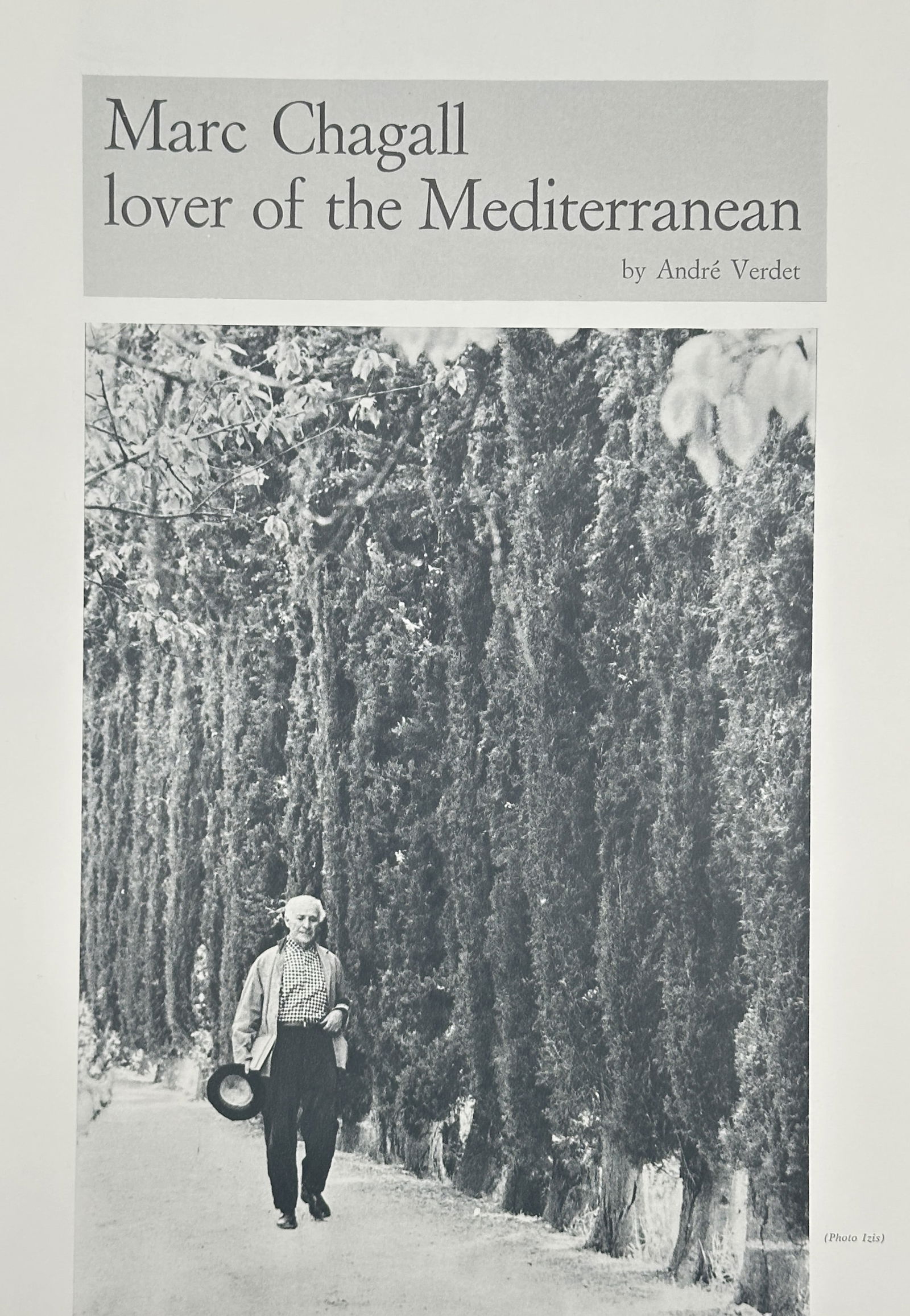 Marc Chagall, after – Lover of the Mediterranean (Title page illustration) – Offset print (20th (1 of 2)