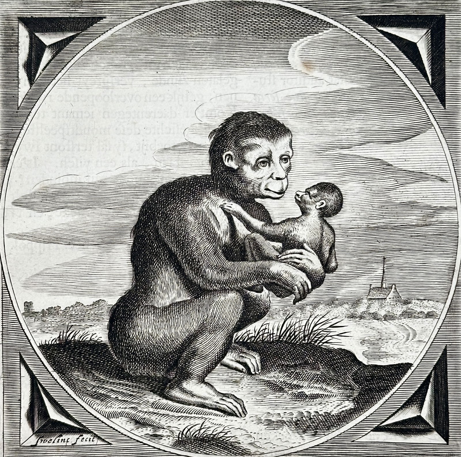 Jacob Cats – Love, the seasoning of beauty – Engraving with letterpress text (1618) (1 of 3)