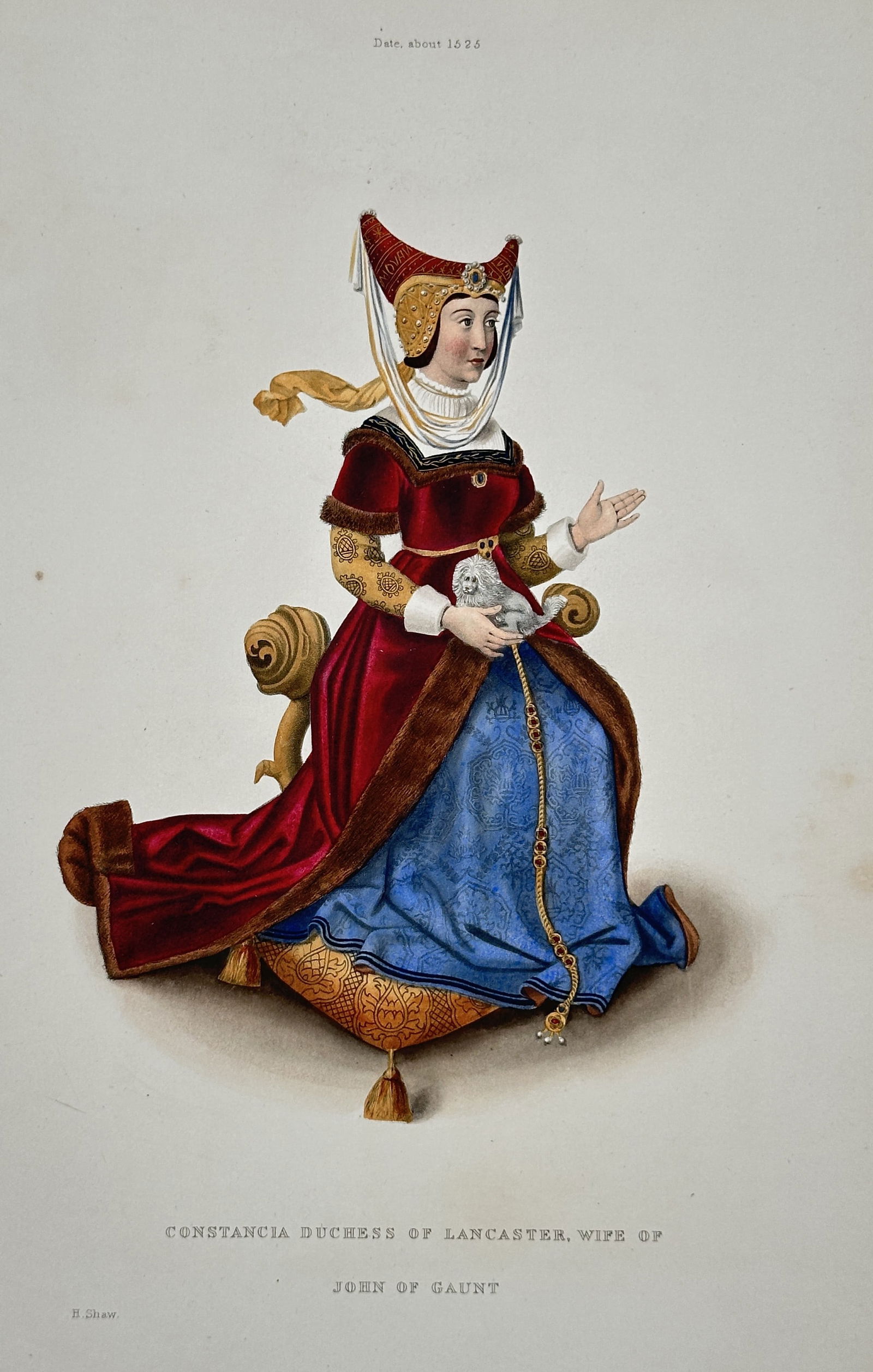 Henry Shaw – Constancia Duchess of Lancaster, Wife of John of Gaunt (1 of 2)