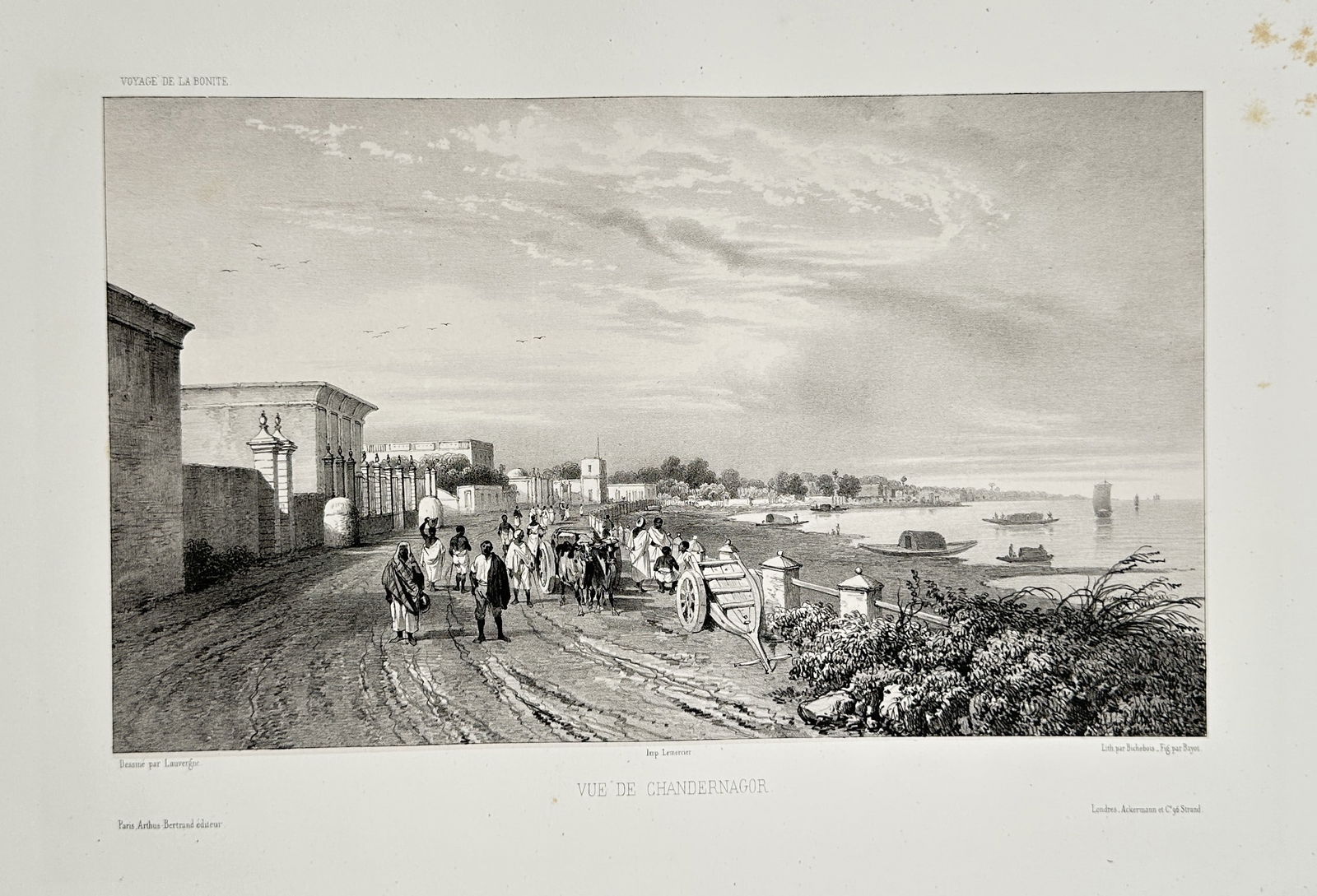 Barthélemy Lauvergne (1805–1877) – View of Candia – Engraving (circa 1845) (1 of 2)