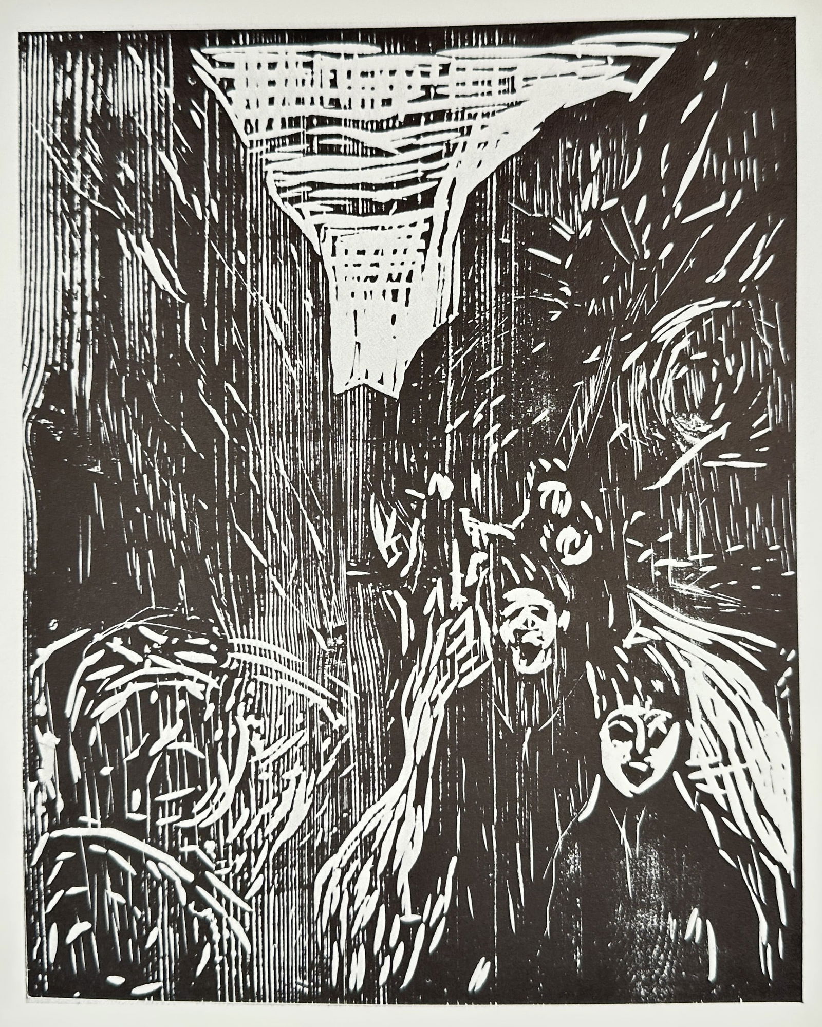 Edvard Munch (1863–1944), after – Anxiety (Angst) – Offset print (20th Century) (1 of 3)