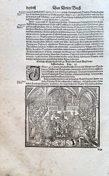 Sebastian Münster (1488–1552) – Two Illustrations from 'Of Greece': The Wolf (1 of 2)