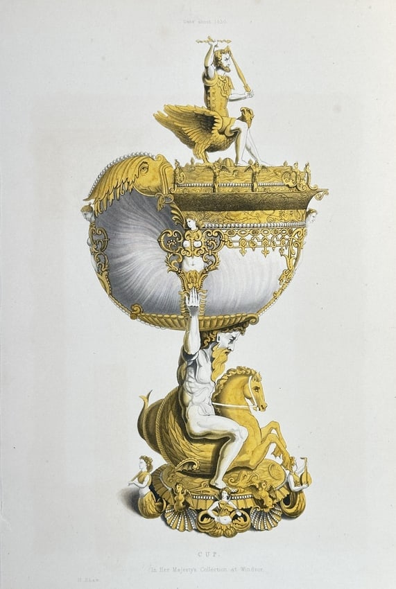 Henry Shaw (1800–1873) – Cup, In Her Majesty's Collection at Windsor – coloured (1 of 3)