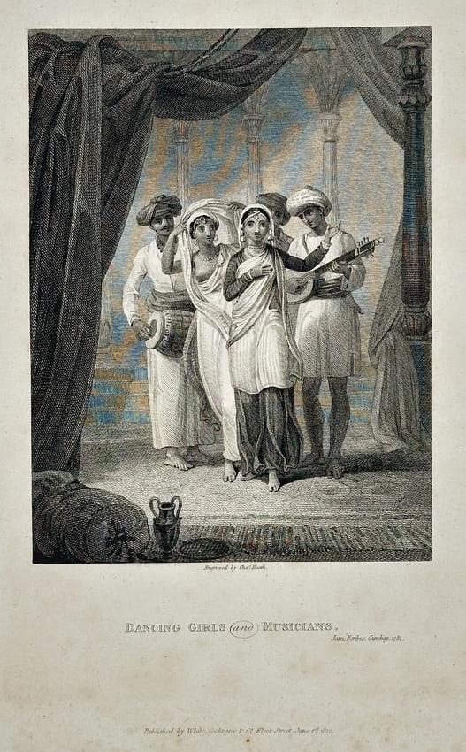 James Forbes (1749–1819) – Dancing Girls and Musicians – Large Folio (1813) (1 of 2)