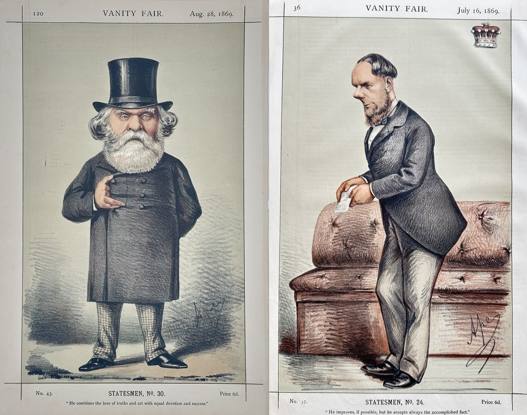 Carlo Pellegrini, after – Set of 2: Portraits of British Statesmen and Politicians – (1 of 3)