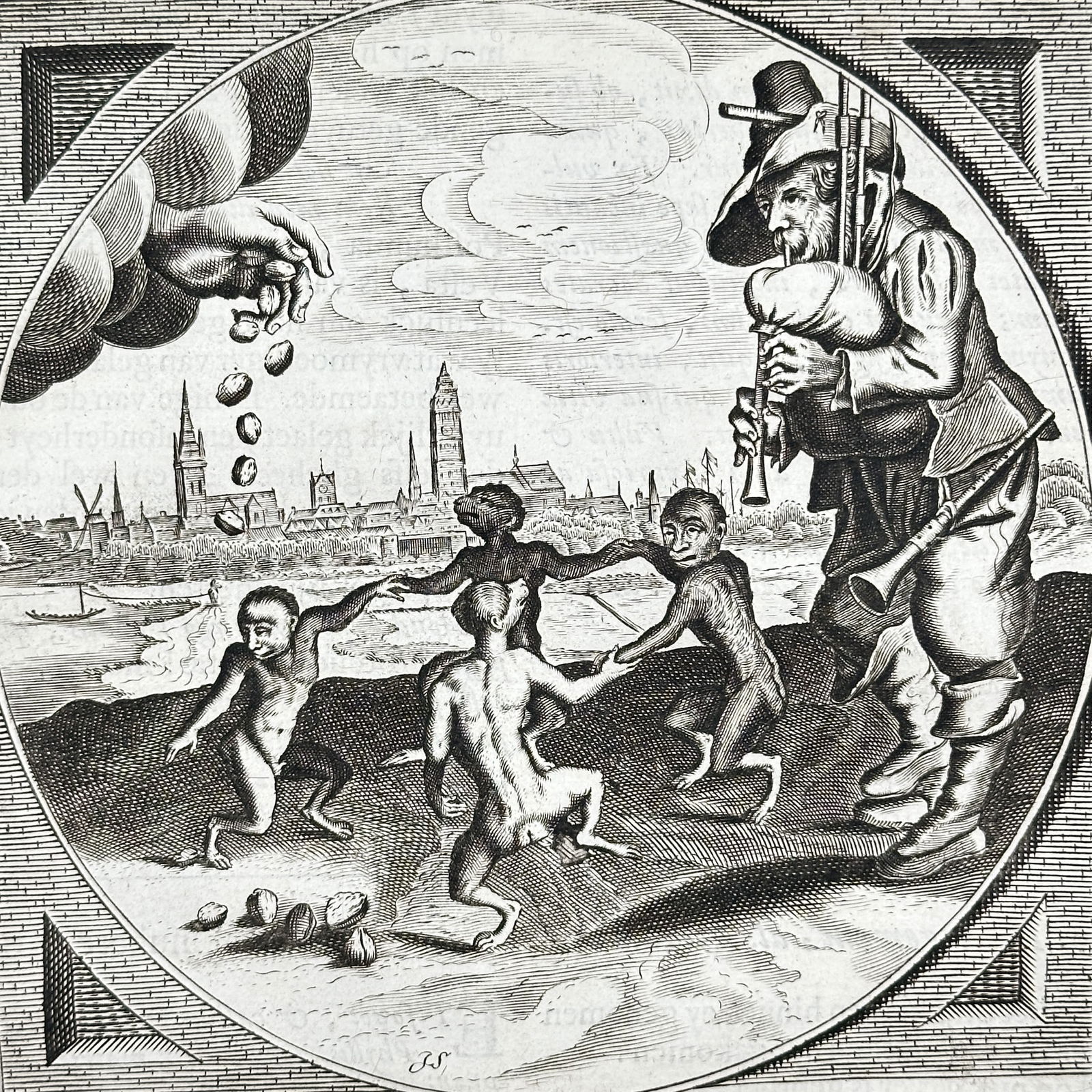 Jacob Cats (1577–1660) – Emblem on Madness and Fury: What Good Does It Do to Wash the Furious (1 of 3)