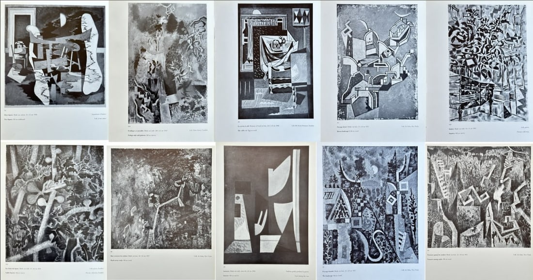 Nikos Hadjikyriakos-Ghika, after – Set of 10: Abstract, Cubist, and Mediterranean Subjects (1 of 11)