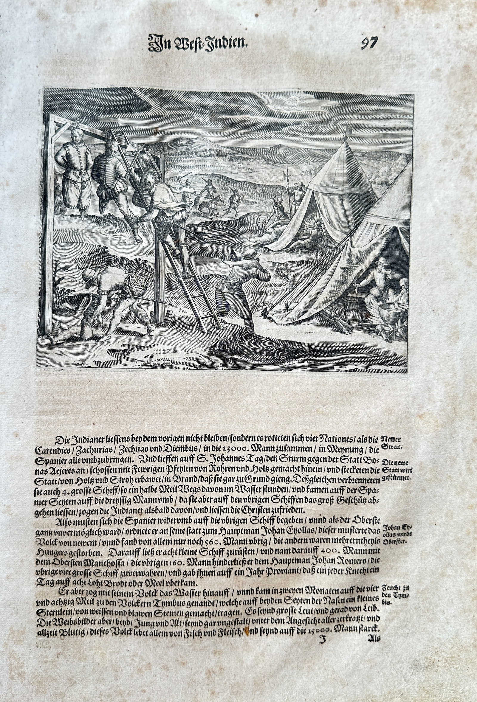 Johann Ludwig Gottfried (c. 1584–1633) and Theodor de Bry (1561–1623) – West Indies (1 of 2)