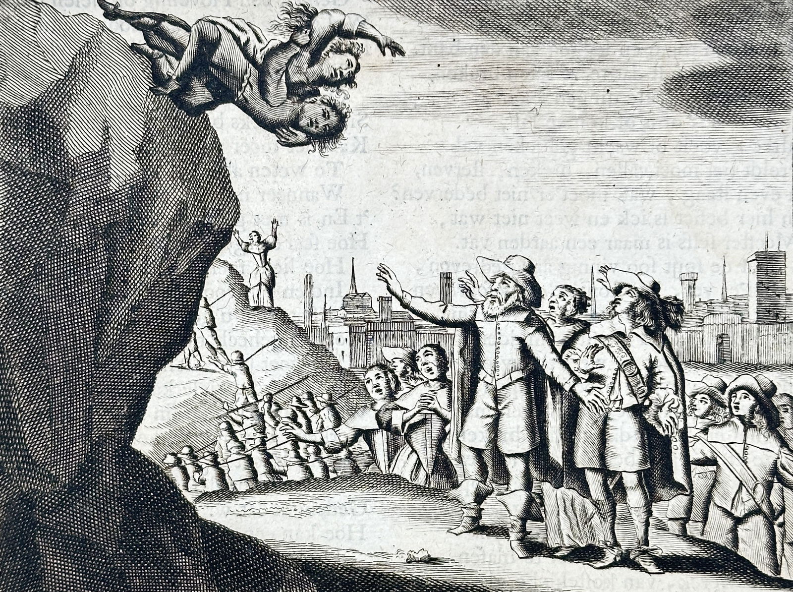 Jacob Cats – Illustration from Alle de Wercken – Engraving (c. 1655) (1 of 3)