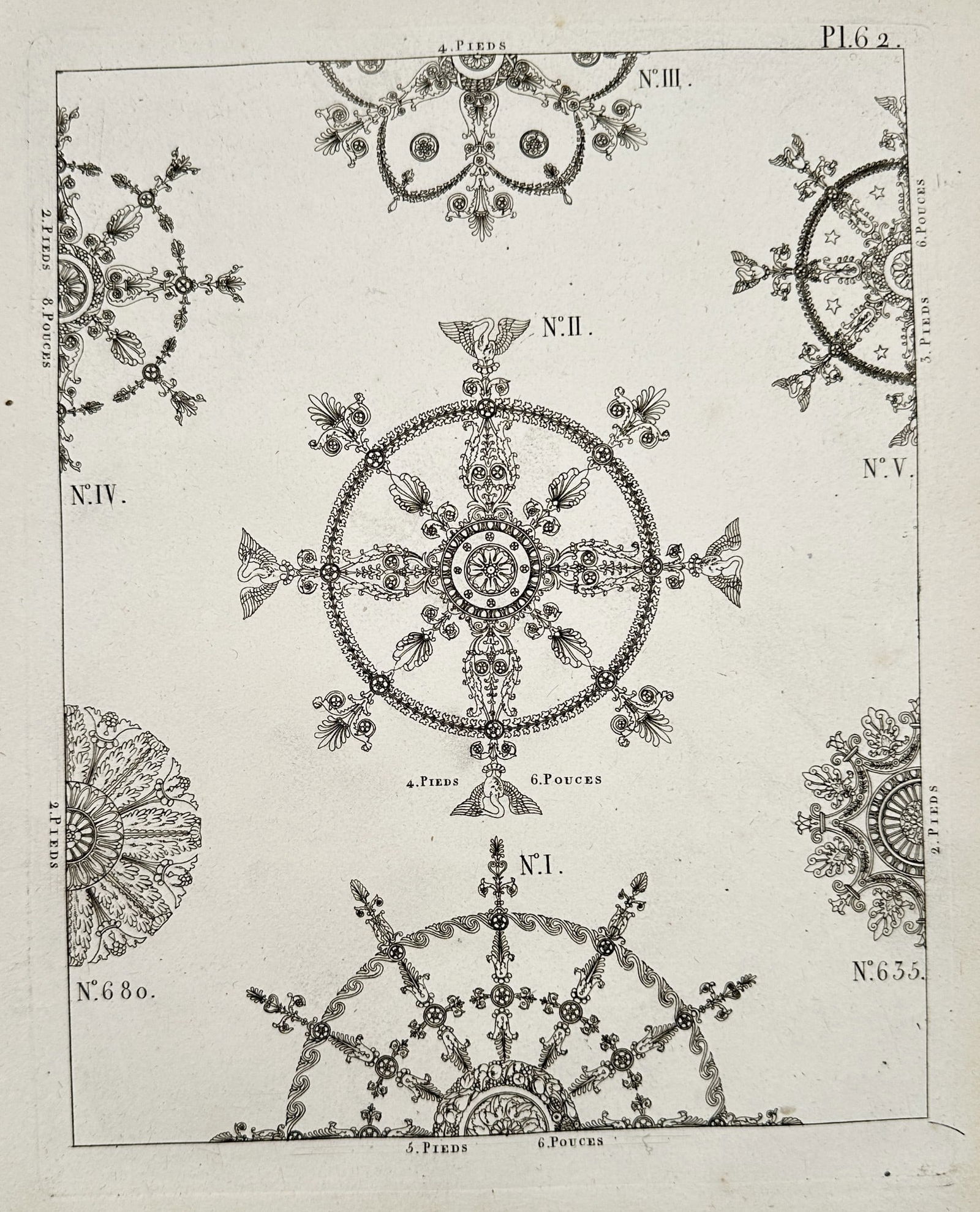 Joseph Beunat (19th century) - Designs for Radial and Circular Ornamentation (1 of 2)