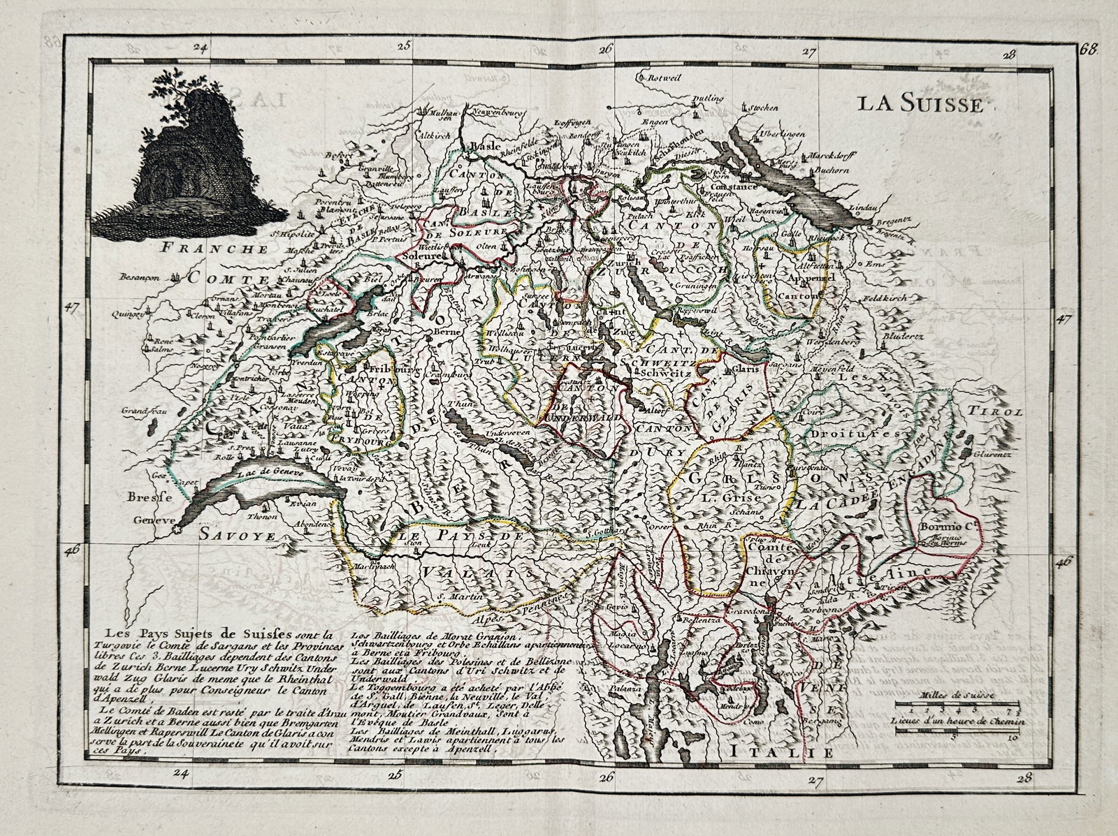 Georges-Louis Le Rouge (1712–1790) – Map of the Austrian Circle (Le Cercle d'Autriche) (1 of 2)