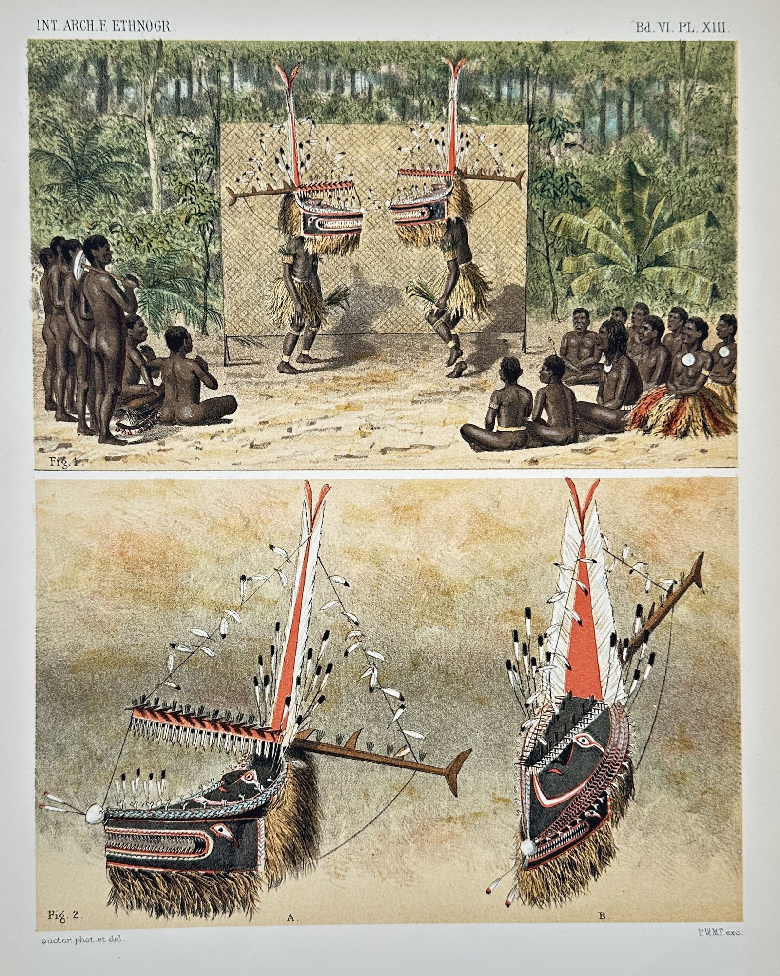 Pieter Willem Marinus Trap (1821–1905) – Ethnographic Study of Ceremonial Masks (1 of 2)