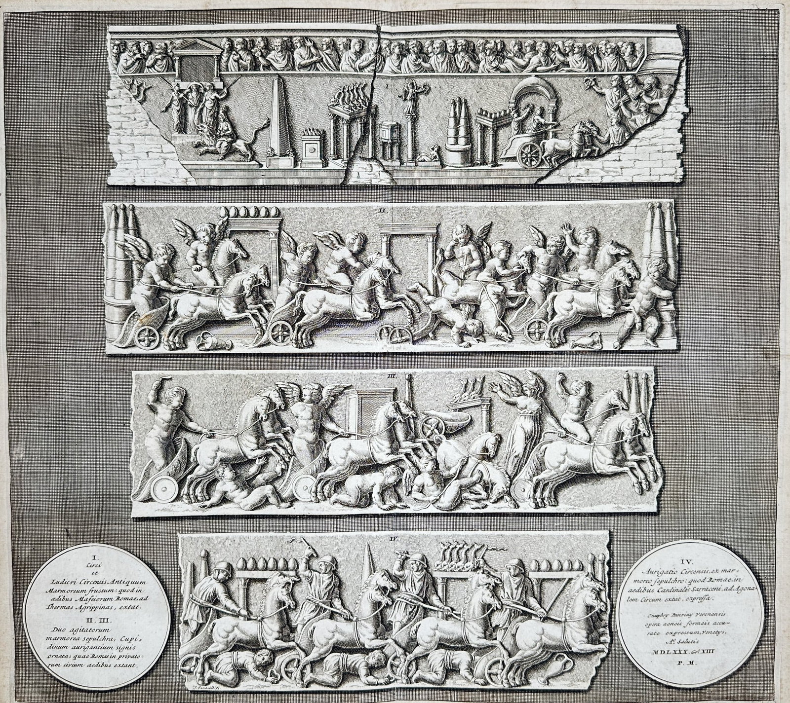 François Jacques Deseine (1768–1837) – Design for an Ornate Pedestal (Pieds): This engraving illustrates a detailed design for a highly ornate pedestal or columnar support, typical of the French Empire style. The design features a square base embellished with a central medallio
