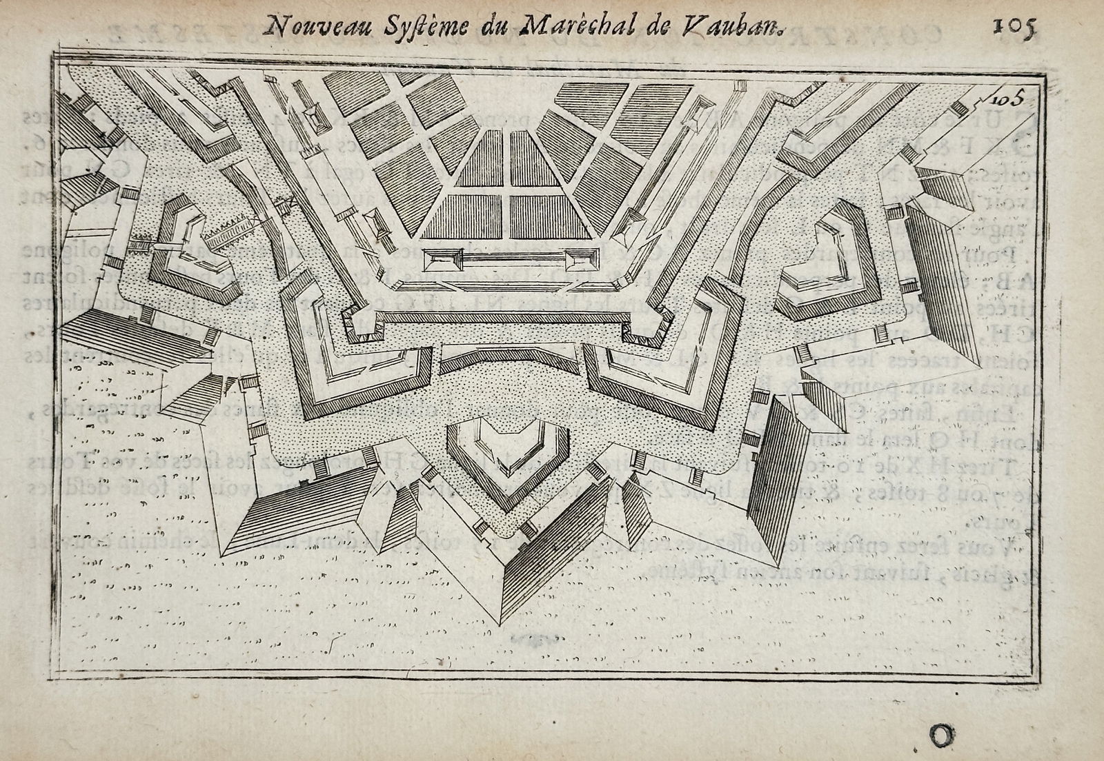 Allain Manesson Mallet (1630–1706) – New System of Marshal Vauban – Engraving (1684) (1 of 2)