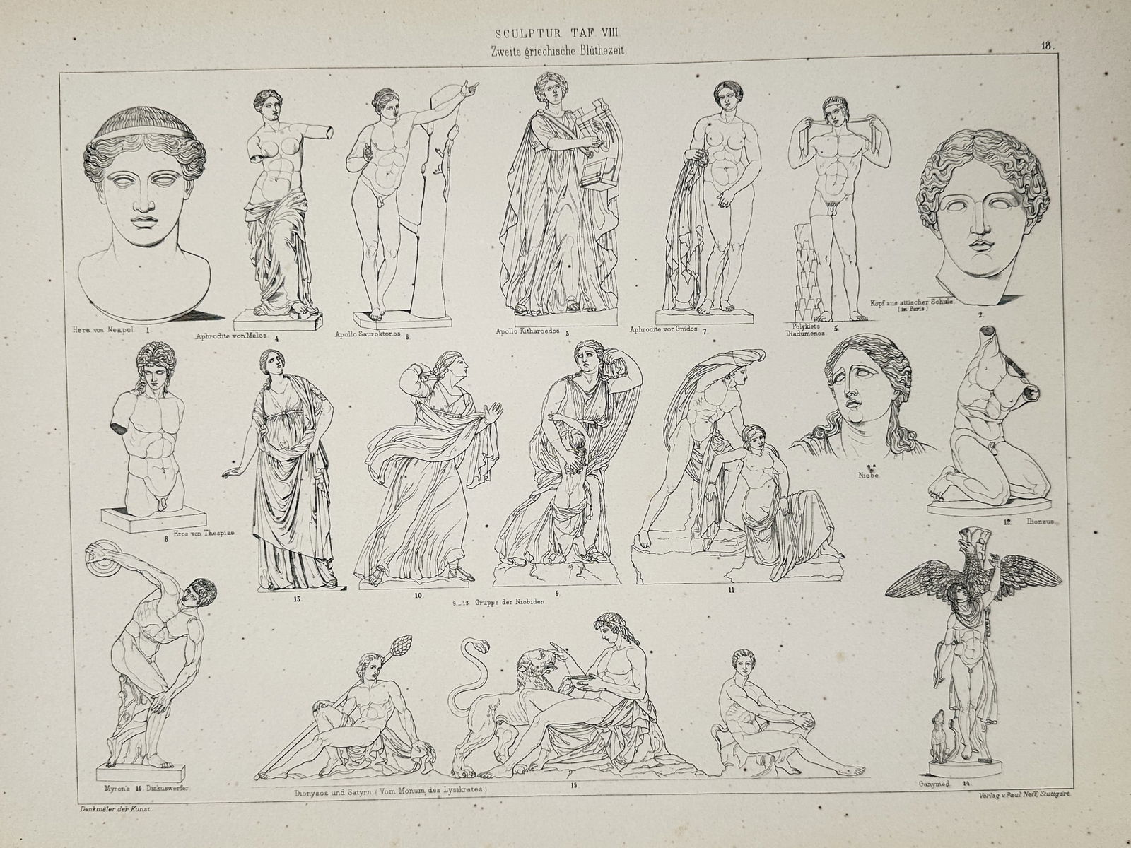 Paul Neff – Architectural Studies of the Propylaea and Erechtheion – Engraving (19th Century) (1 of 2)