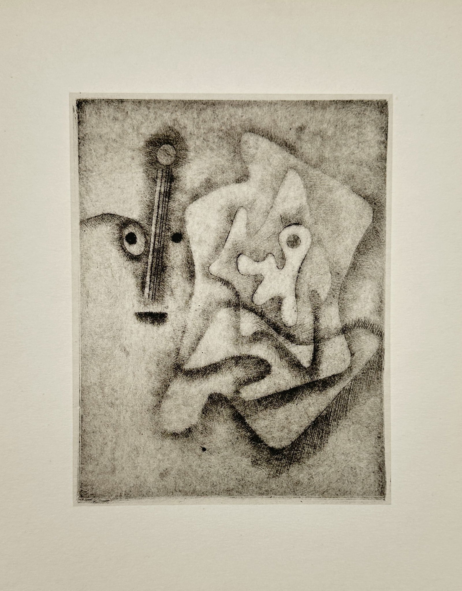 Paul Klee (1879–1940), after – Abstract Composition with Guitar – Offset print (20th Century) (1 of 2)