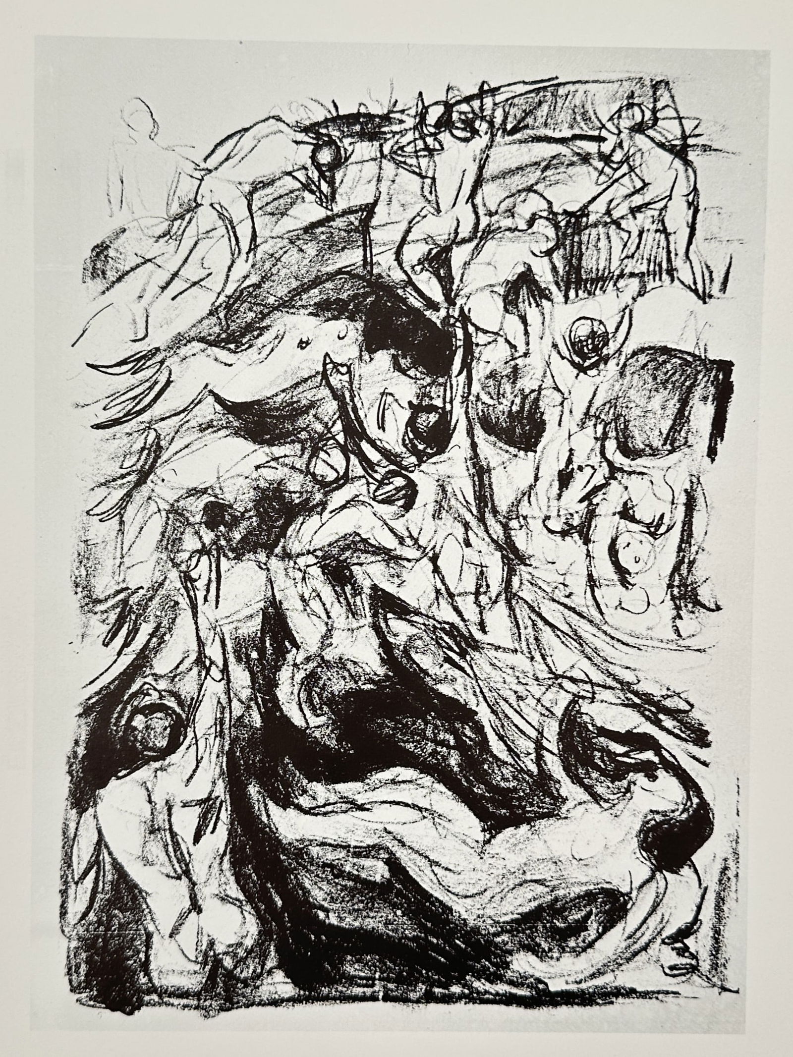 Edvard Munch (1863–1944), after – Animal and Human Figures – Offset print (20th Century) (1 of 2)