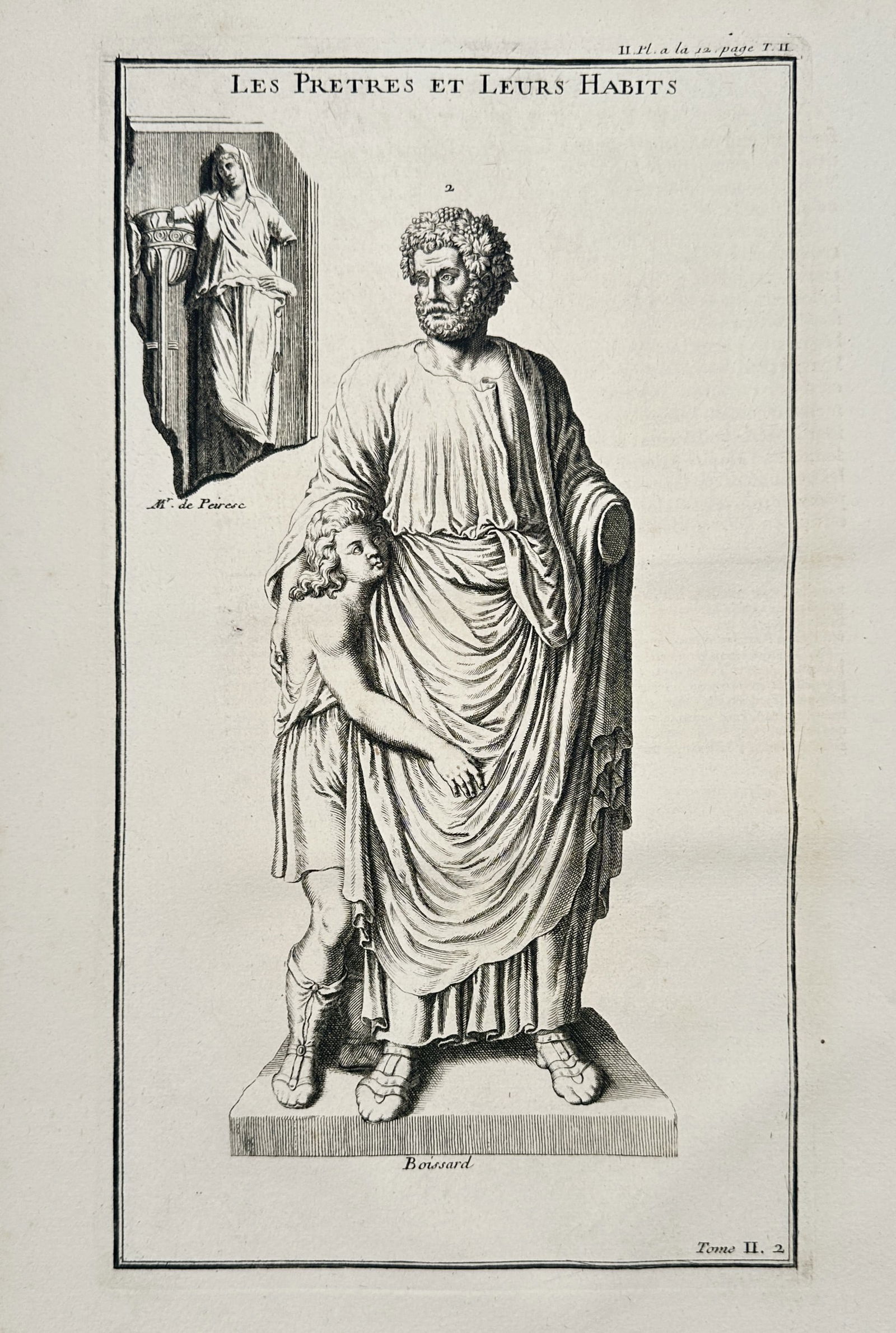 Bernard de Montfaucon (1655–1741) – Priests and their Habits – Engraving (1722) (1 of 2)