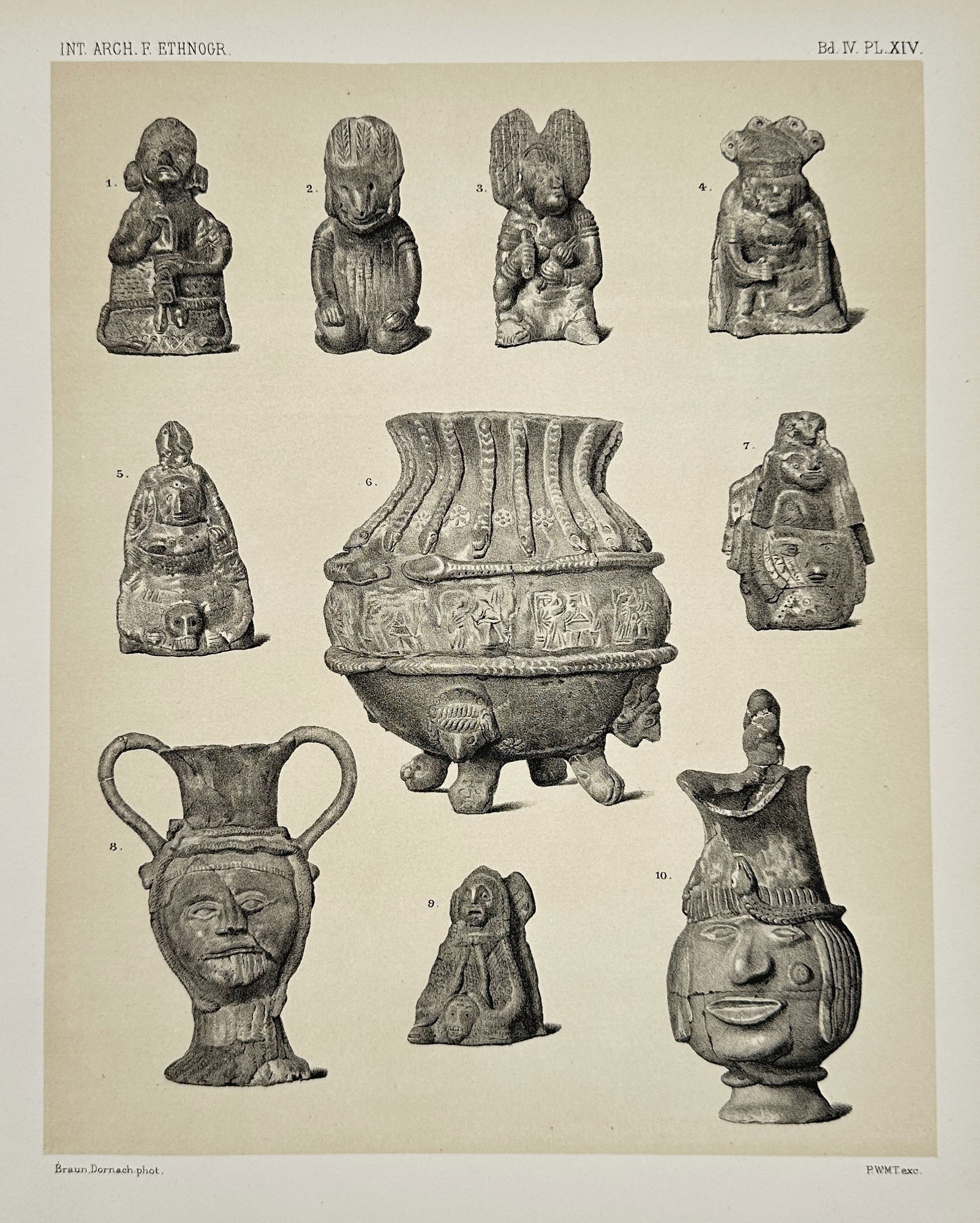 Pieter Willem Marinus Trap – Ethnographic Study of Ancient Mexican Pottery and Figurines (1 of 2)