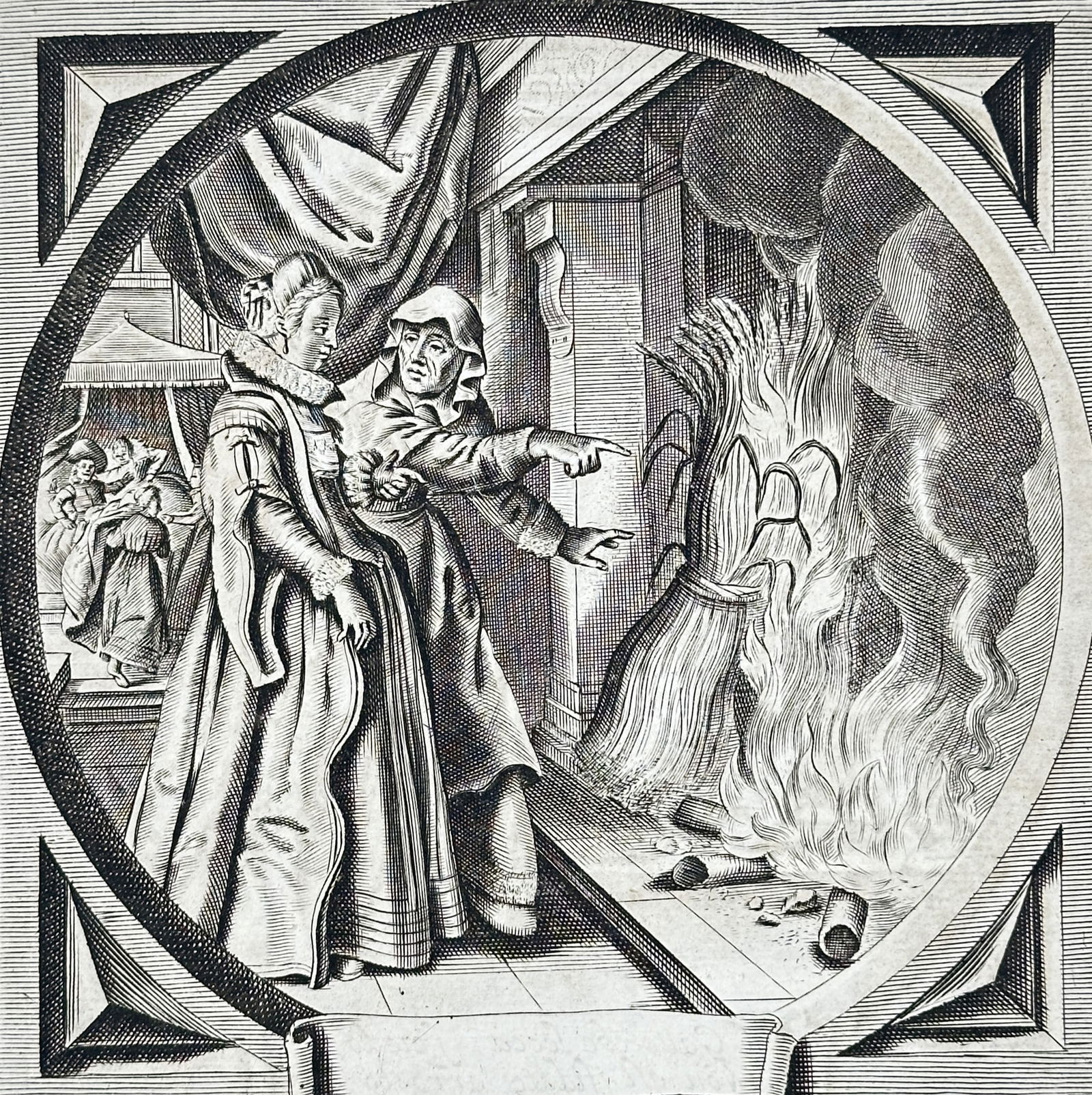 Jacob Cats (1577-1660) – Moral Emblem for Youth – Engraving (1658) (1 of 3)