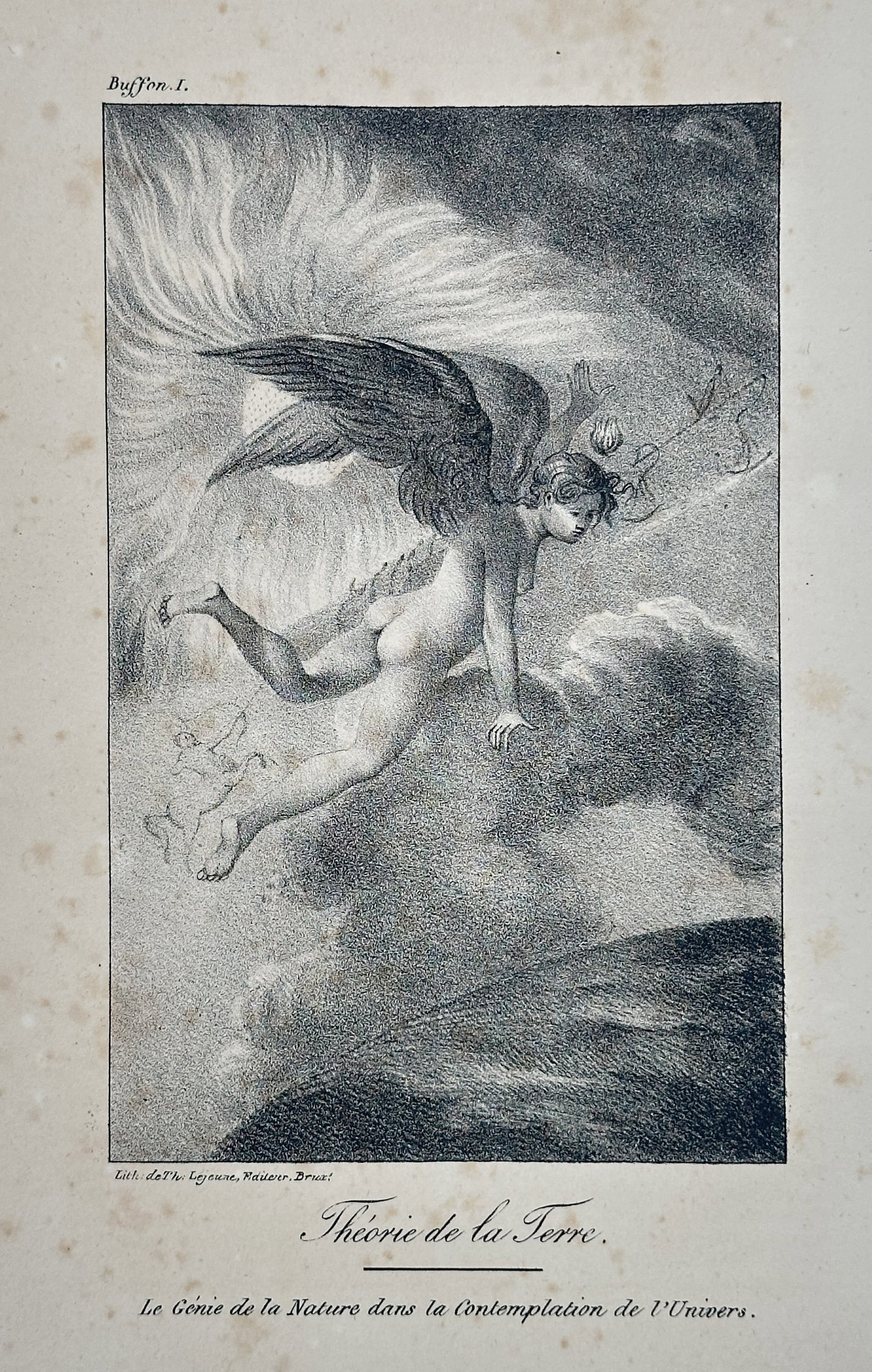 Georges-Louis Leclerc, Comte de Buffon – Earth Theory – Lithograph (1833–1836) (1 of 2)