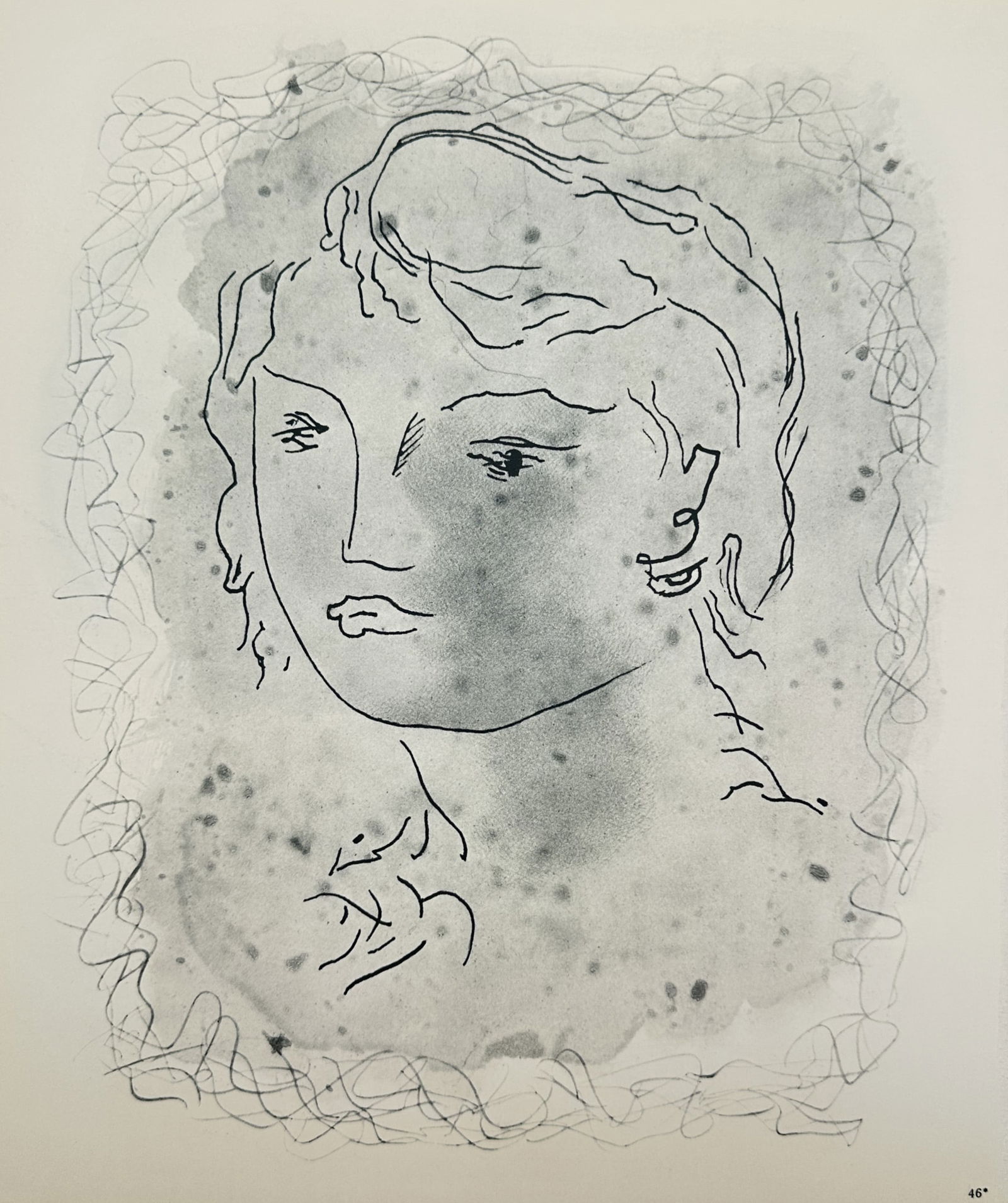 Georges Braque (1882–1963), after – Head of a Young Girl – Offset print (20th Century) (1 of 2)