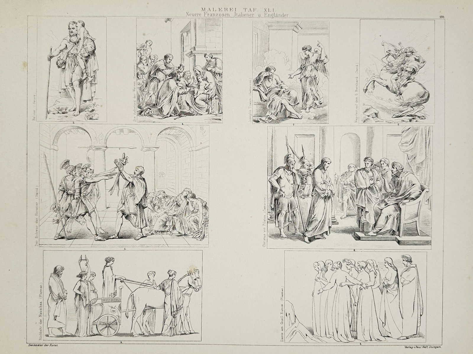 Paul Neff (19th Century) – Modern French, Italian, and English Master Paintings – Engraving (1 of 2)