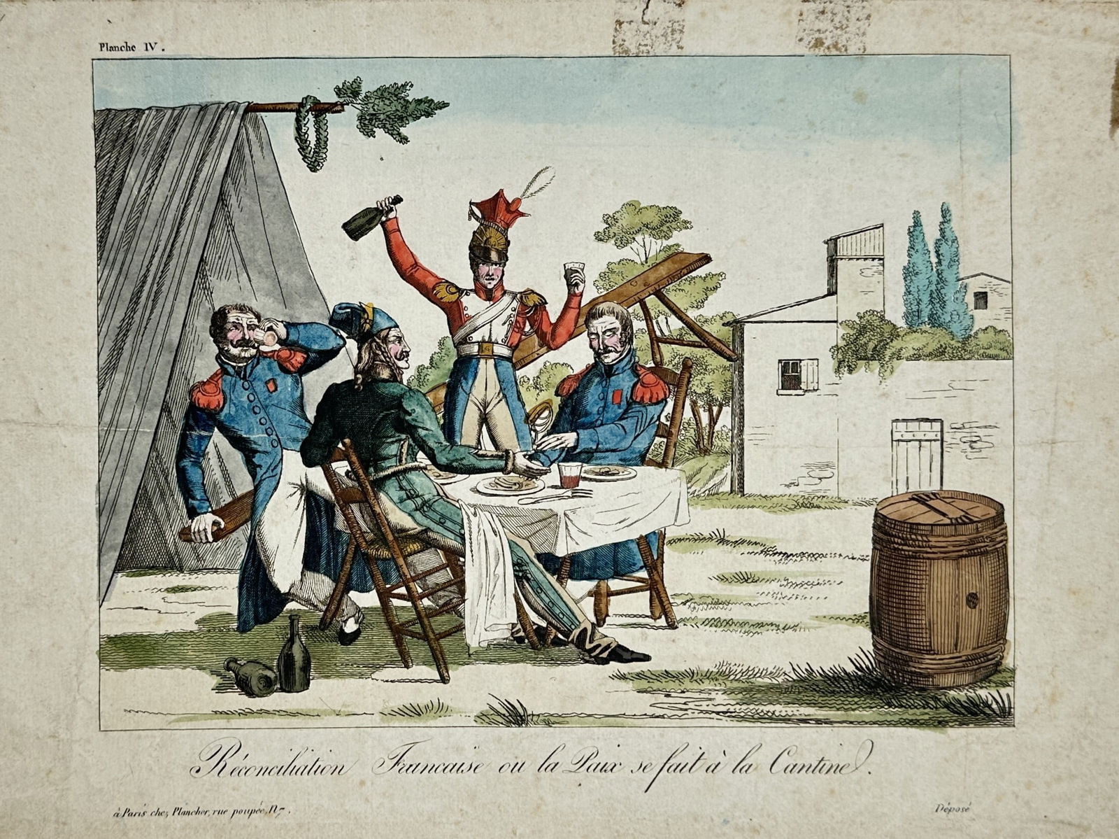 Plancher (publisher) – French Reconciliation or Peace Made at the Canteen (1 of 2)