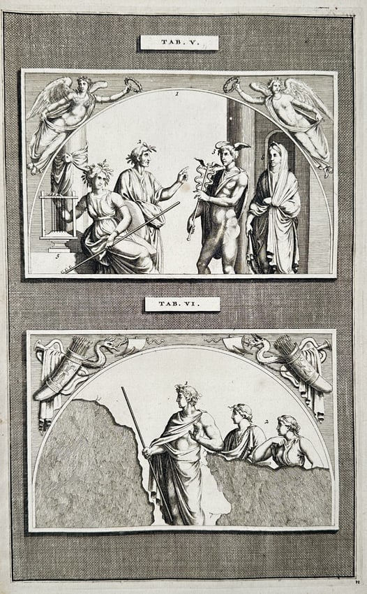 Jan Goeree (1670–1731) – Neoclassical Figures and Deities – Engraving (1700–1730) (1 of 2)