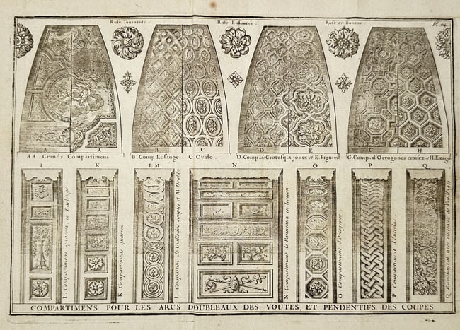 Giacomo Barozzi da Vignola (1507–1573) – Compartments for Double Arches of Vault (1 of 2)