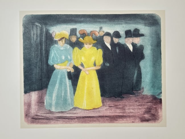 Edvard Munch (1863–1944), after – Street Scene at Night – Offset print (1980) (1 of 1)