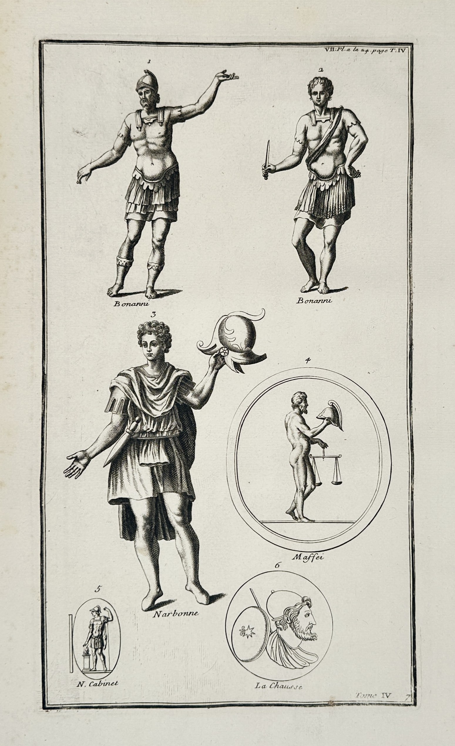 Bernard de Montfaucon (1655–1741) – Historical Study of Soldiers and Military Artifacts – (1 of 2)