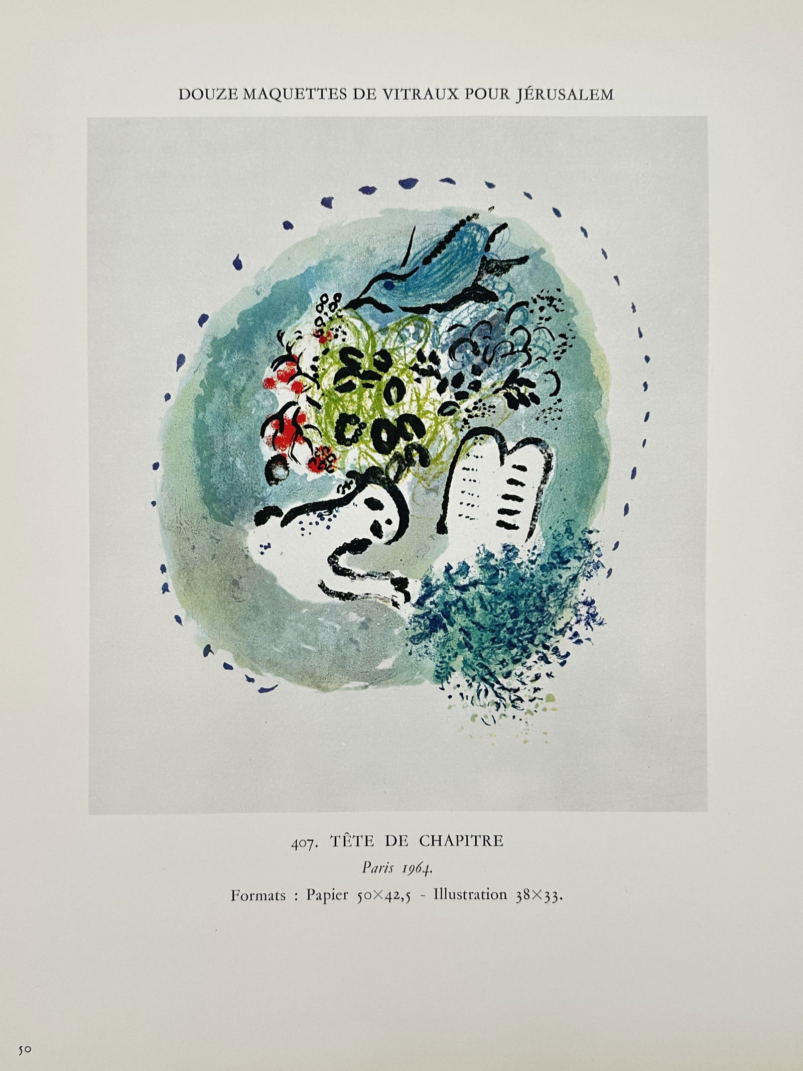 Marc Chagall (1887–1985), after – Chapter Heading – Offset print (20th Century) (1 of 2)