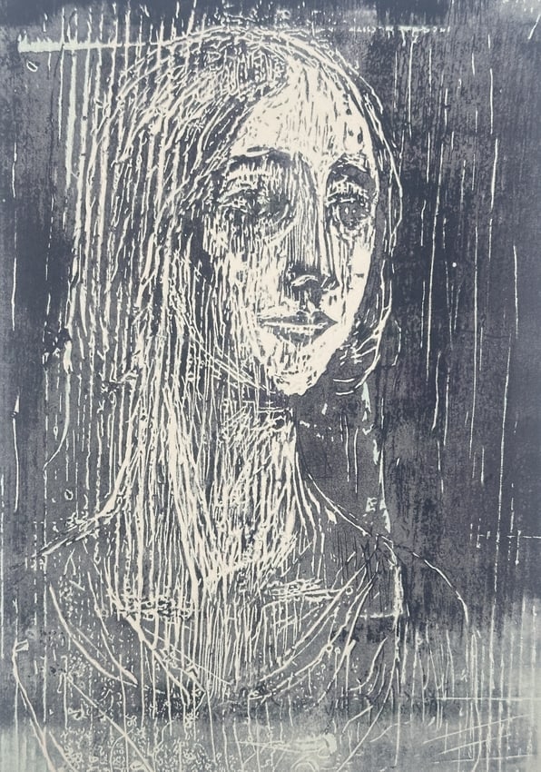 Edvard Munch (1863-1944) – The Gothic Girl – Offset print (20th Century) (1 of 3)