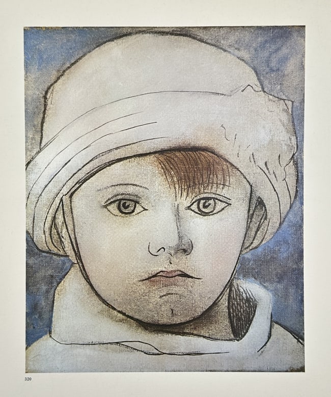 Pablo Picasso (1881–1973), after – Portrait of Paulo – Offset print (20th Century) (1 of 2)