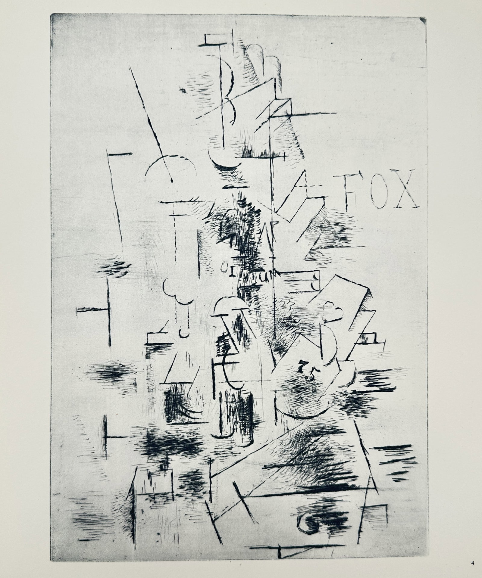 Georges Braque (1882–1963),after – "Fox" – offset print (20th century): "Fox" is a seminal example of Analytical Cubism, representing Georges Braque’s rigorous deconstruction of form and space.Georges Braque, alongside Pablo Picasso, co-founded Cubism, forever altering 