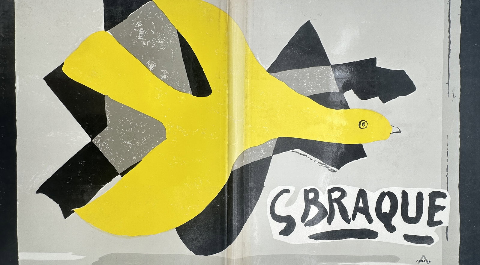 Georges Braque (1882-1963), after – Yellow Bird – Offset print (20th Century) (1 of 2)