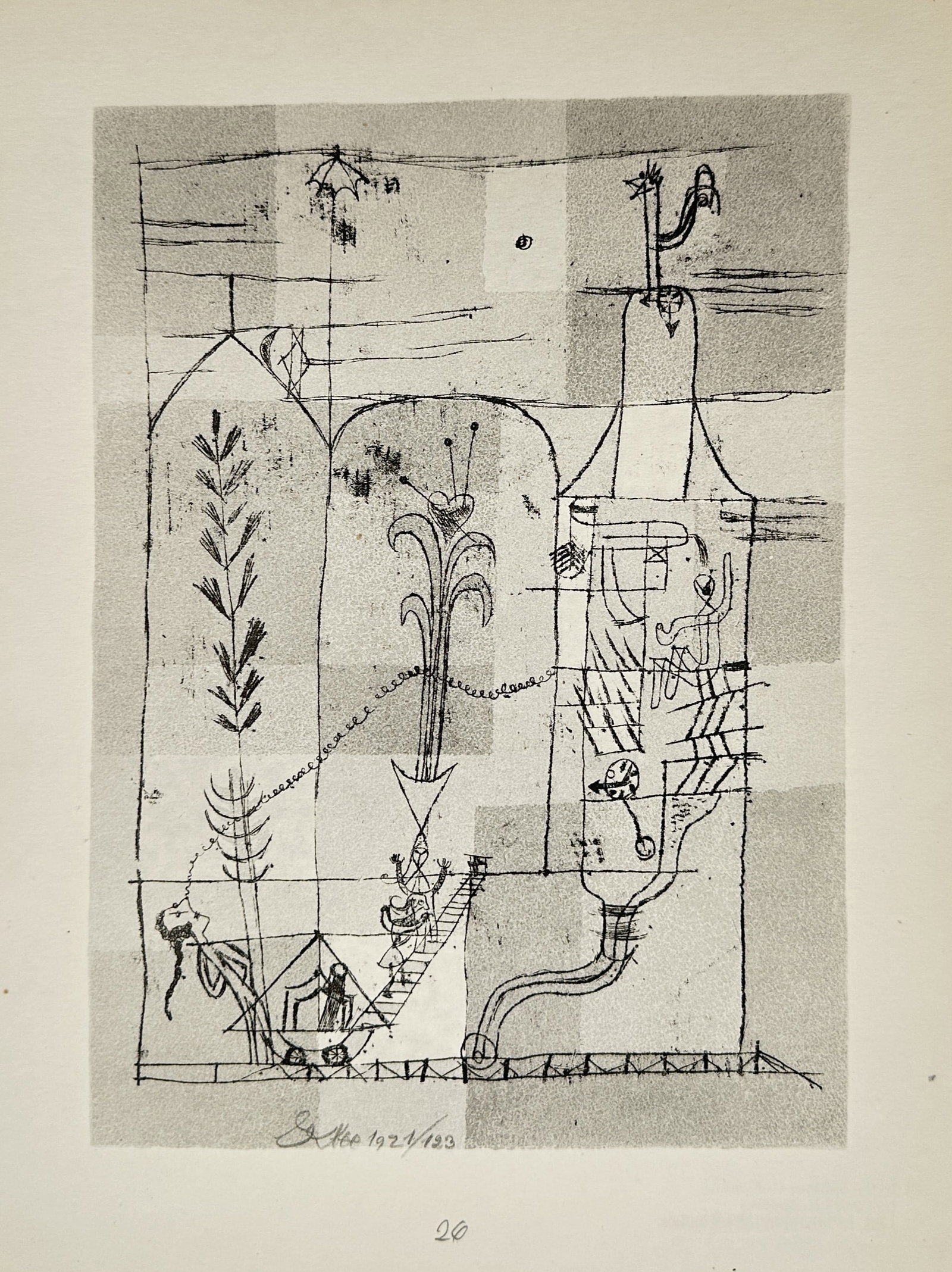 Paul Klee (1879-1940) – In the Spirit of Hoffmann – Lithograph (1921) (1 of 2)