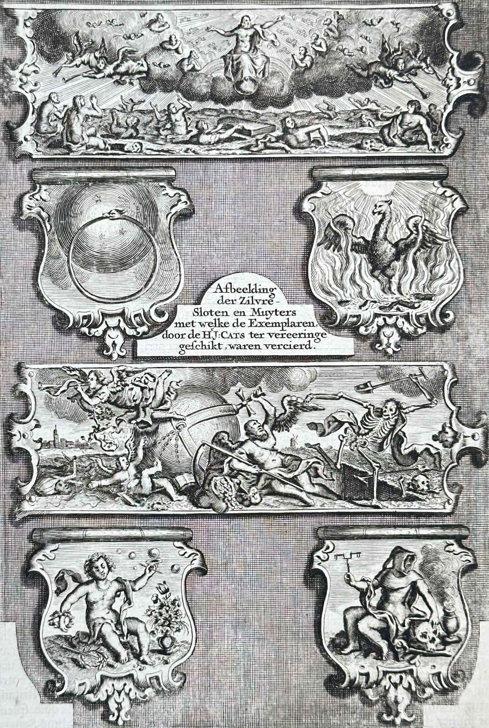 Jan Luyken (1649-1712) – Silver Clasps and Ornaments – Etching (1726) (1 of 3)